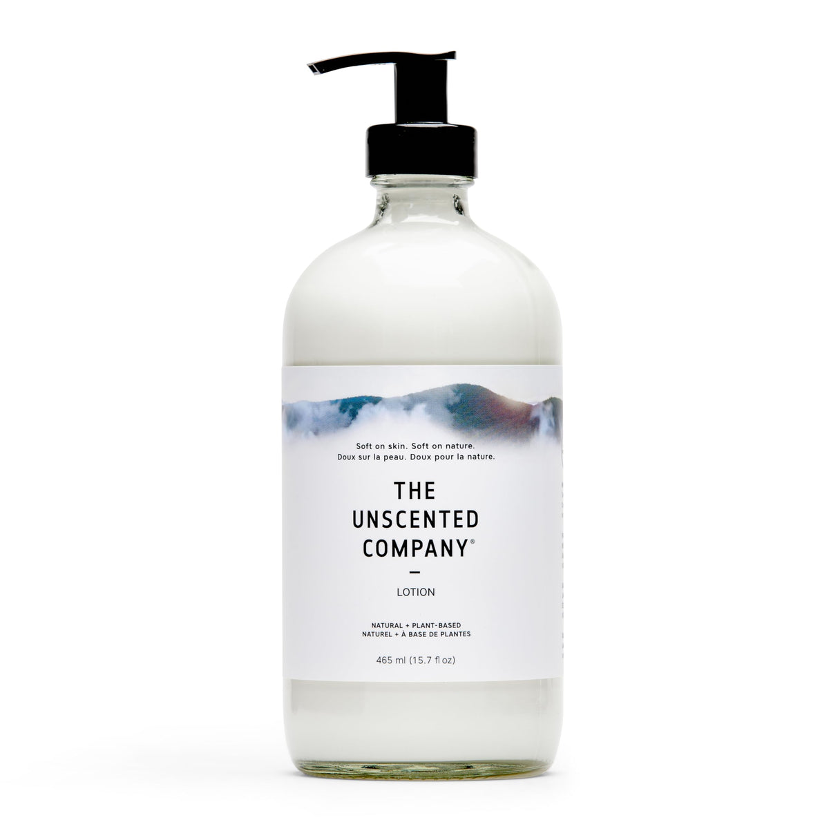 The Unscented Company front bottle showing label and size for clear product ID and trust