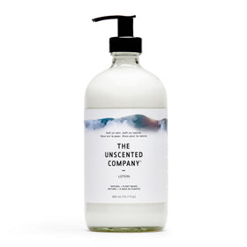The Unscented Company front bottle showing label and size for clear product ID and trust