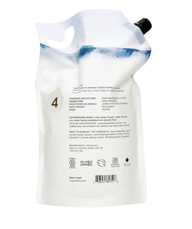 The Unscented Company soap dispensed at kitchen sink promoting family-friendly use