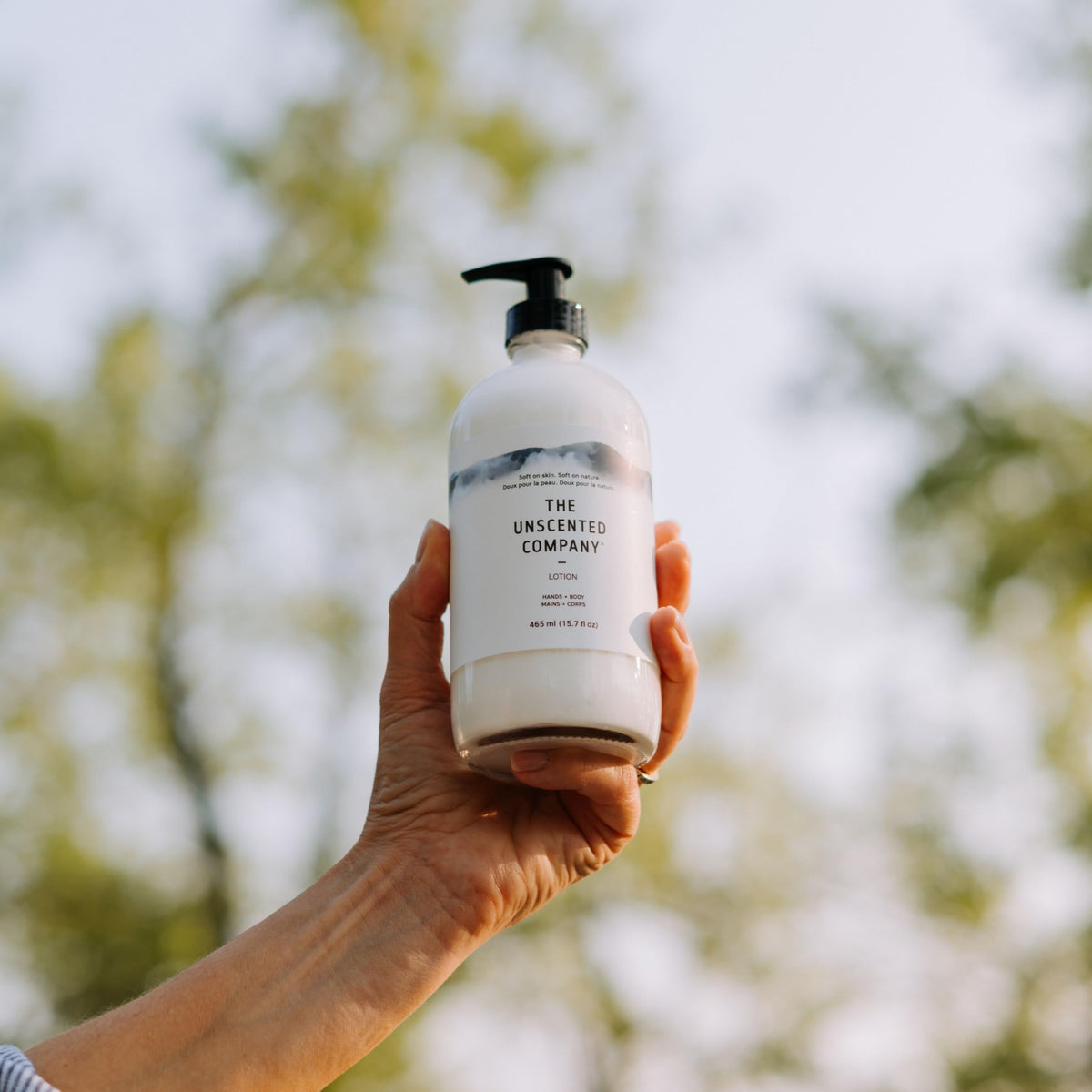 The Unscented Company in a bathroom setting illustrating daily-use convenience and neutral style