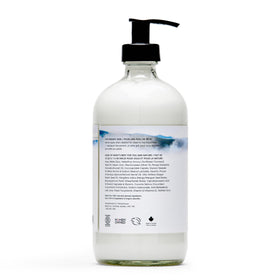 The Unscented Company pump close-up highlighting easy-dispense design for controlled use