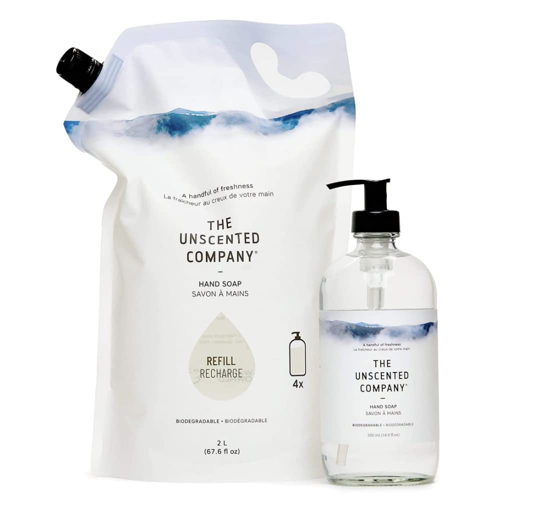 The Unscented Company soap foam texture closeup demonstrating gentle lather