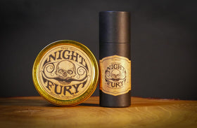 THE VINTAGE GROOMING CO. 4 oz Night Fury shampoo bar top view highlighting solid bar texture