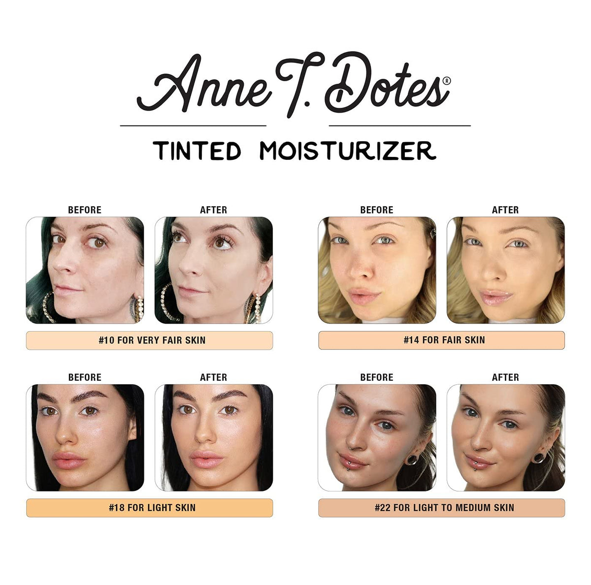 theBalm product spread on skin demonstrating blendable, dewy coverage