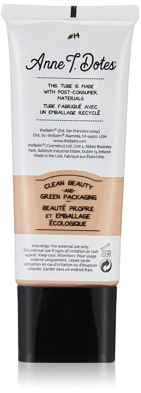 theBalm front tube showing product branding and portable size