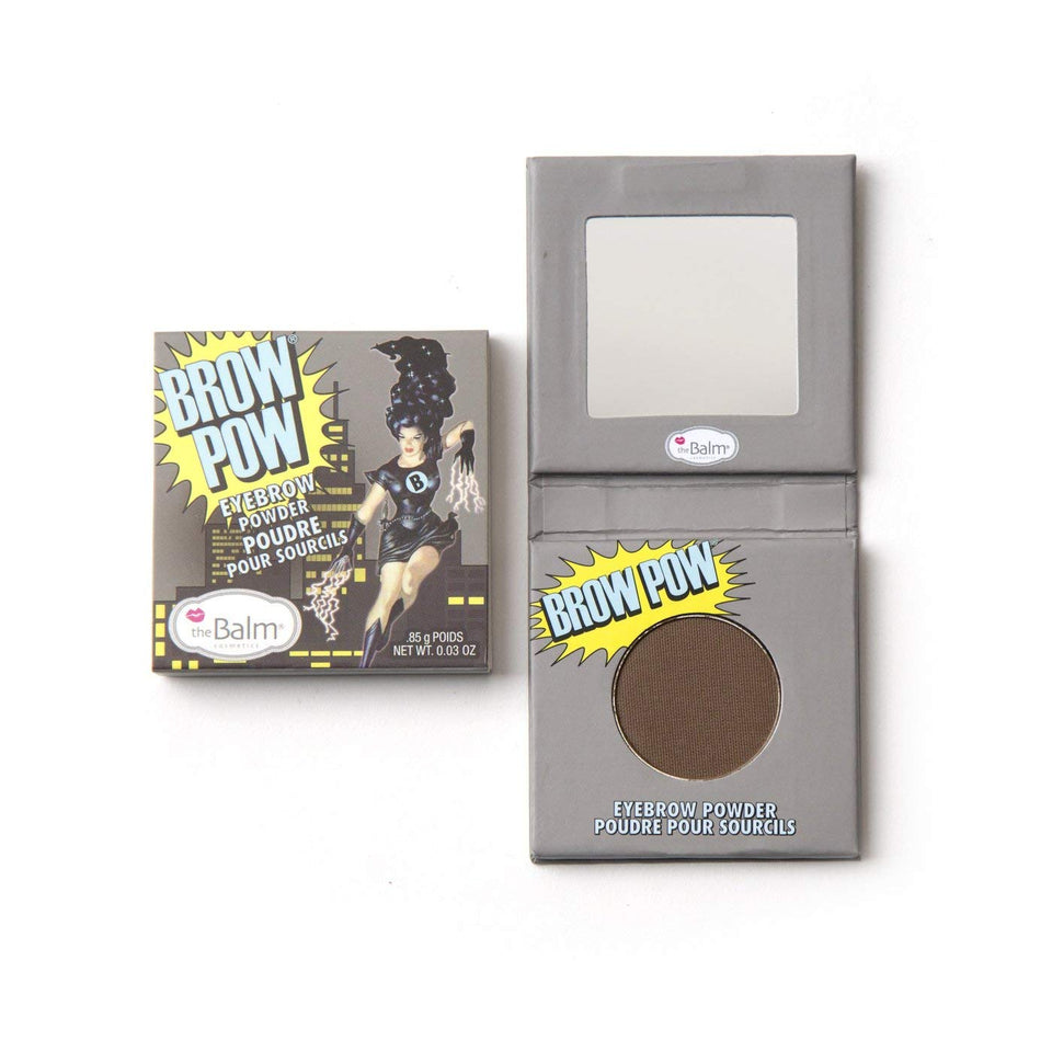 theBalm front compact view showing clean packaging and shade indication for quick selection