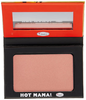 theBalm powder texture close-up revealing soft shimmer and blendable finish