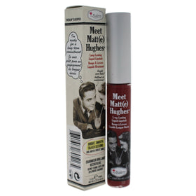 theBalm front packaging showing tube and label, clear color preview benefit