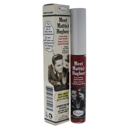 theBalm front packaging showing tube and label, clear color preview benefit