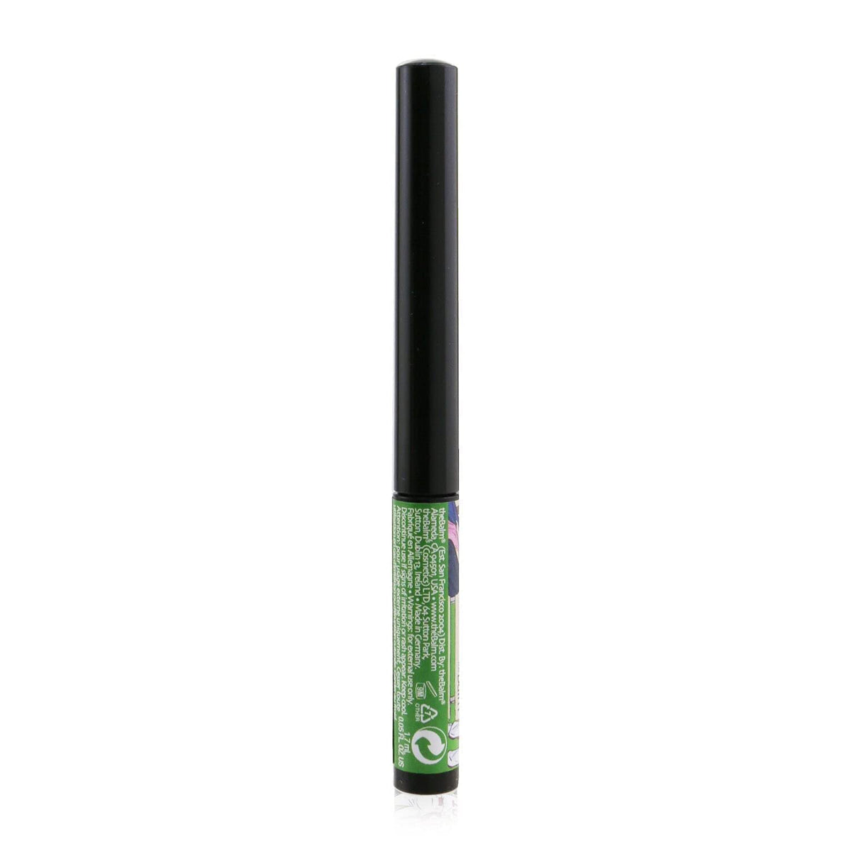 theBalm Schwing black liner stroke sample demonstrating intense pigment