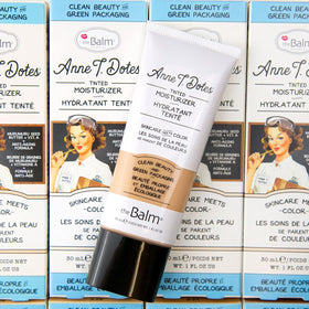 theBalm tube close-up of nozzle showing controlled dispensing and easy application