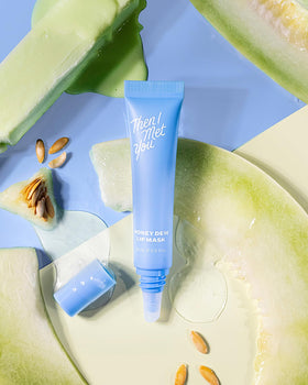 Then I Met You application on lips model demonstrating instant shine and comfort