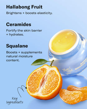 Then I Met You label close-up with ingredient callouts, clarifies clean formulation benefits