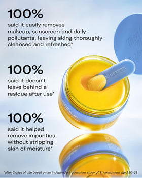 Then I Met You emulsified balm turning milky with water for easy rinsing
