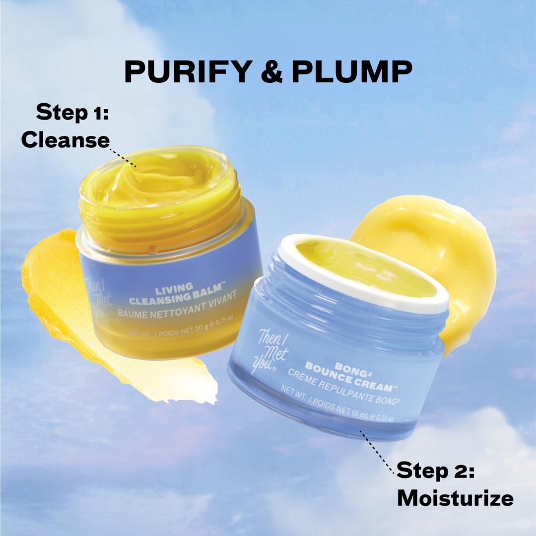 Then I Met You Living Cleansing Balm close-up texture melting makeup and hydrating skin