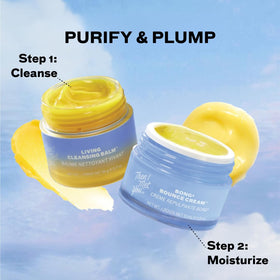 Then I Met You Living Cleansing Balm close-up texture melting makeup and hydrating skin