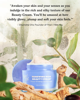 then i met you packaging box detail showing product information and clean-beauty branding
