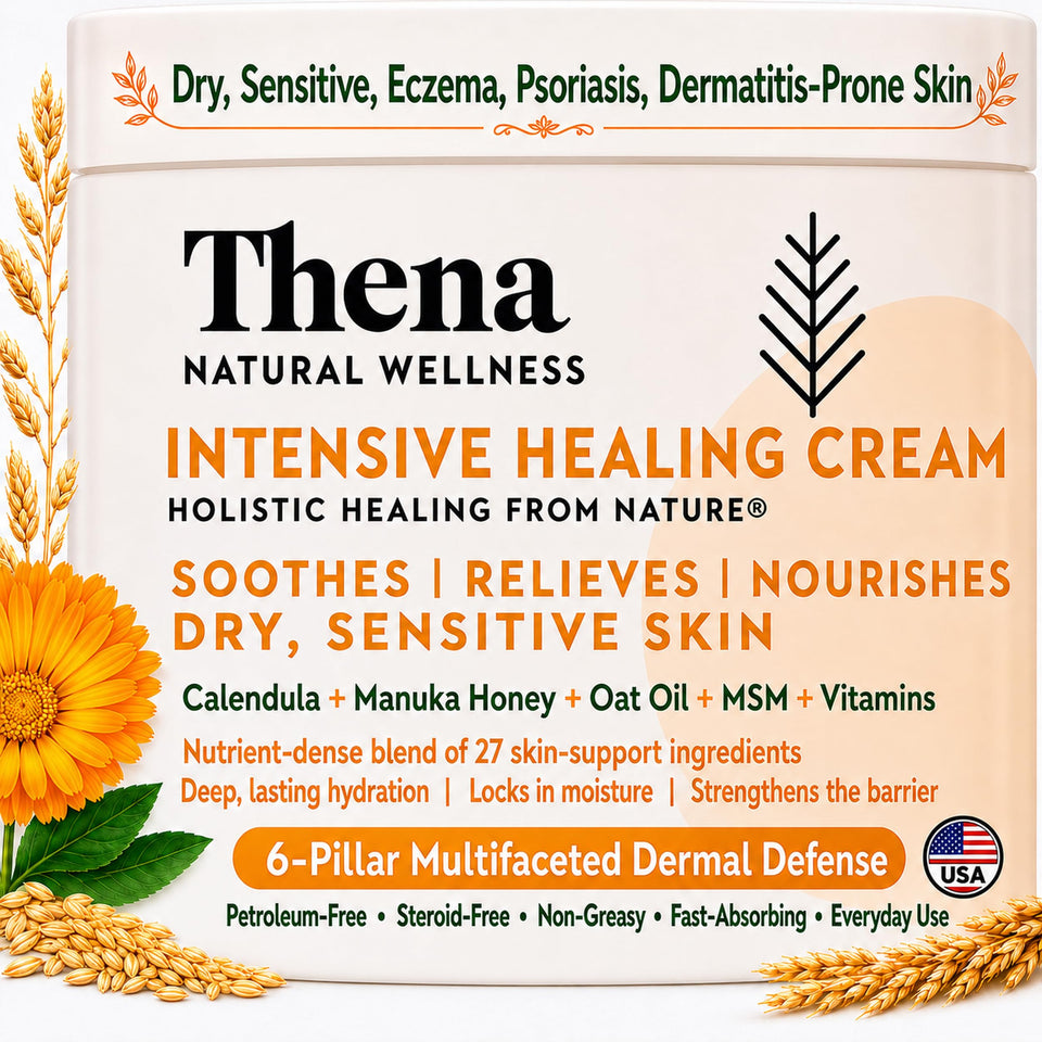THENA front packaging tub showing label and clean design for trust