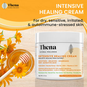 THENA texture close-up of rich cream demonstrating deep hydration