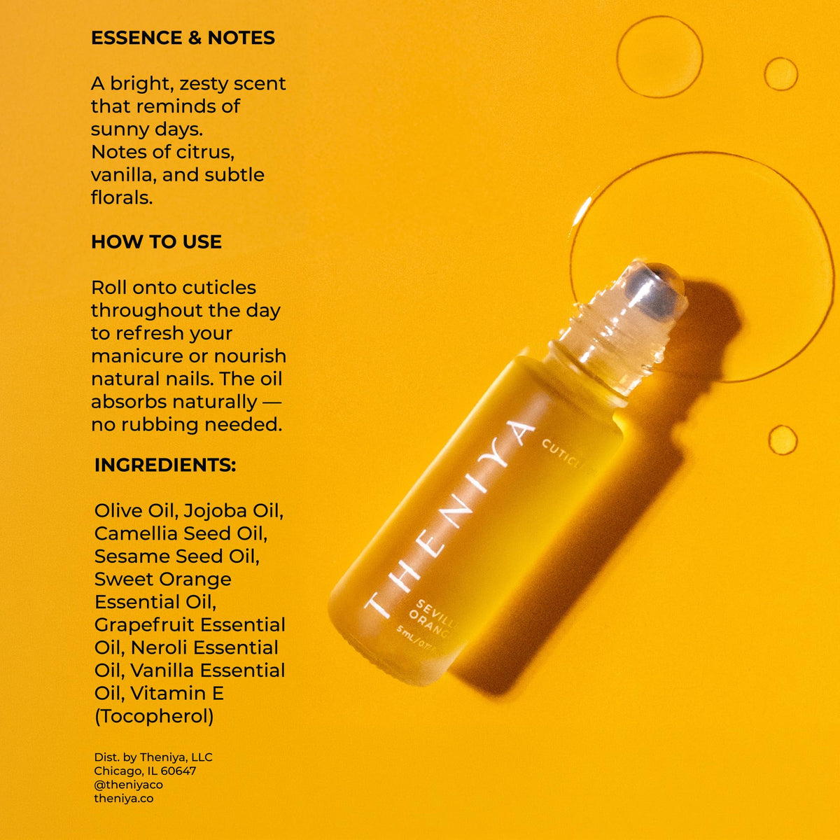 Theniya rollerball close-up demonstrating precise application benefit