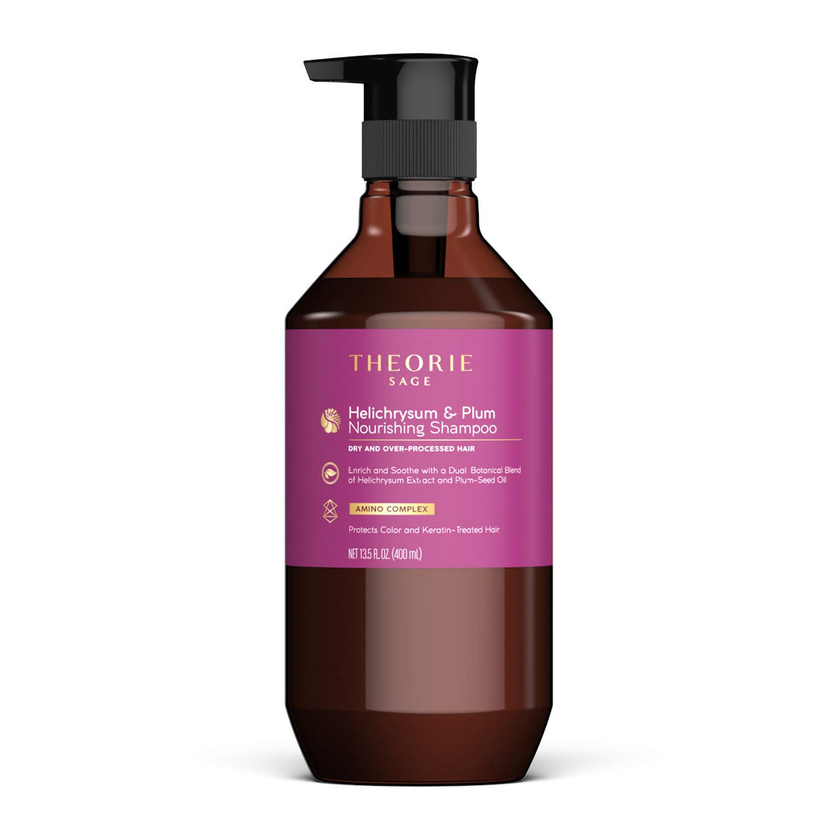 Theorie front bottle showing 400ml packaging and brand clarity for confident purchase