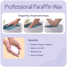 Therabath melted wax in paraffin bath demonstrating ready-to-use warmth and hydration