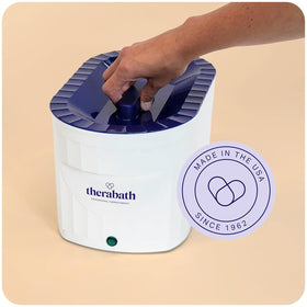 Therabath TB6 control panel detail, easy operation and consistent temperature