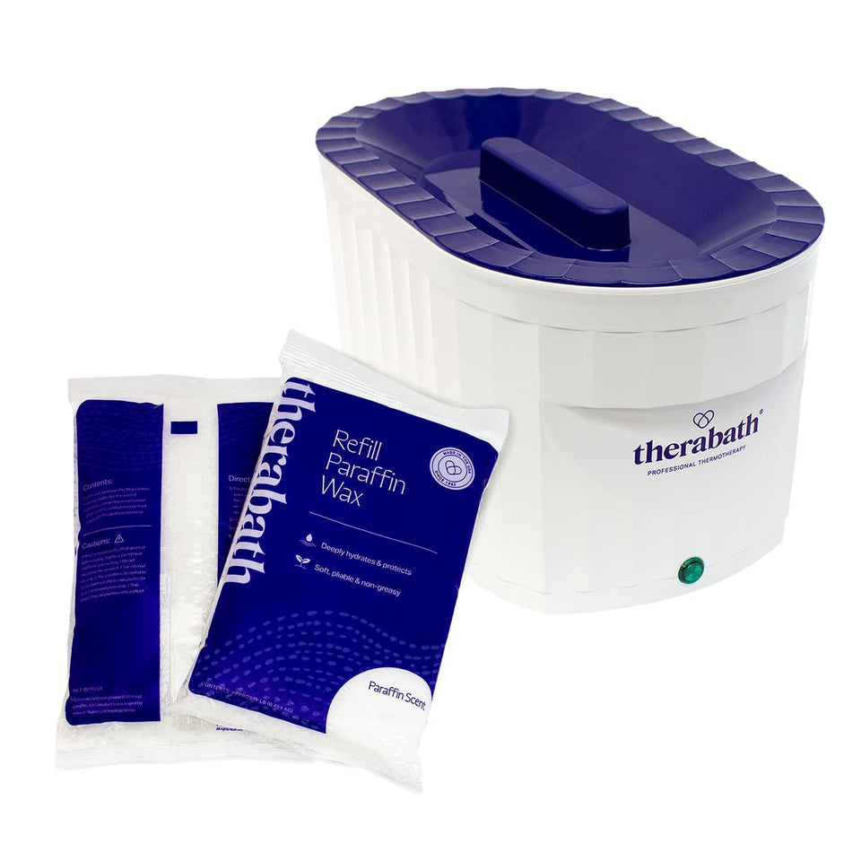 Therabath TB6 front view shows professional paraffin bath, reliable thermal therapy