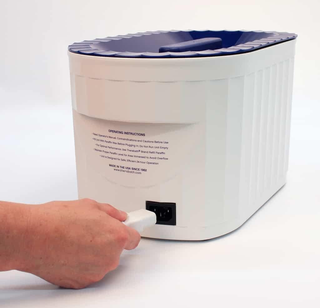 Therabath TB6 powder-coated aluminum finish, durable and easy to clean