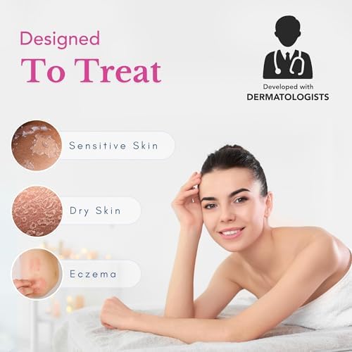 Theraplex lotion beside a greasy ointment to show lighter non-greasy finish benefit