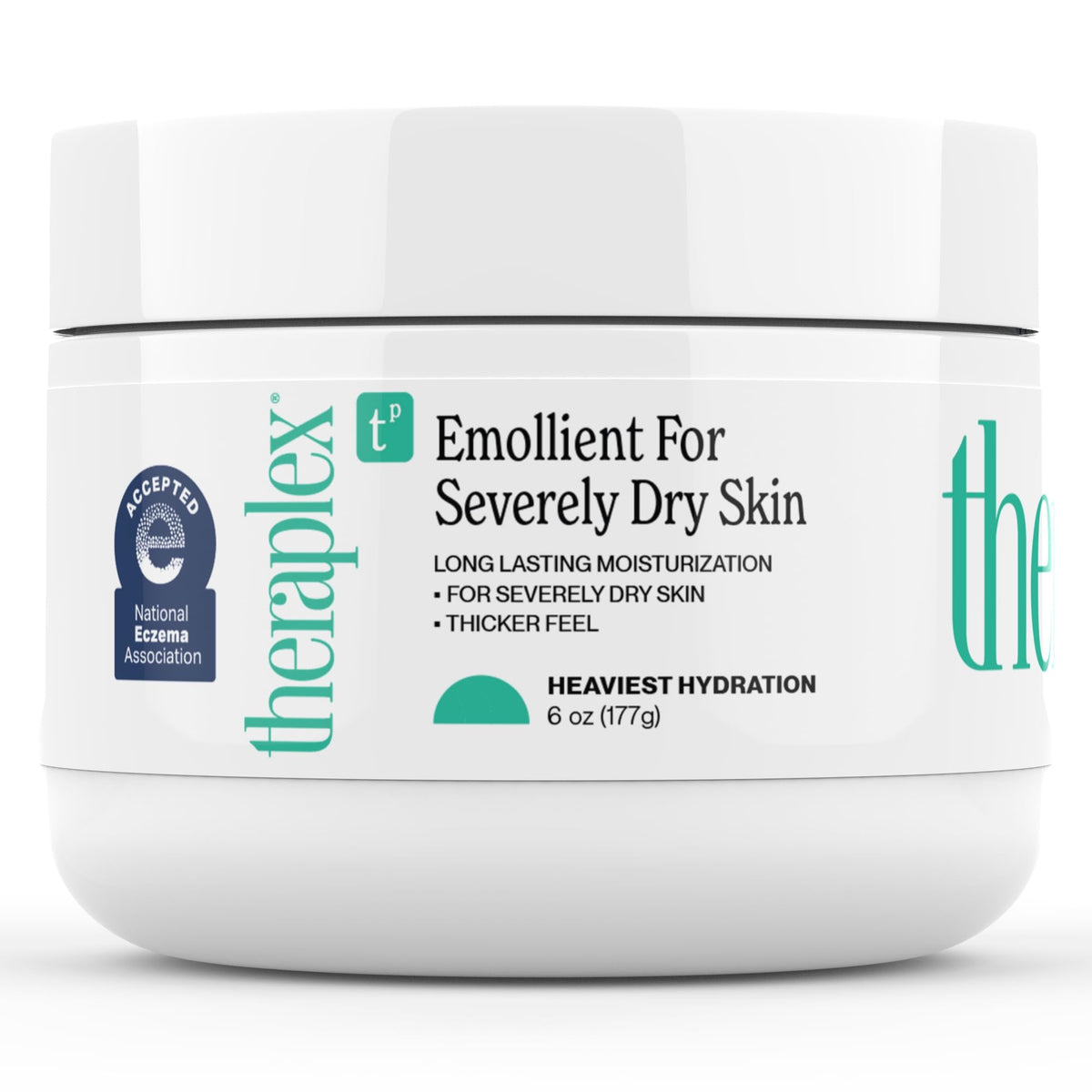 Theraplex front packaging showing 6 oz jar and product benefit