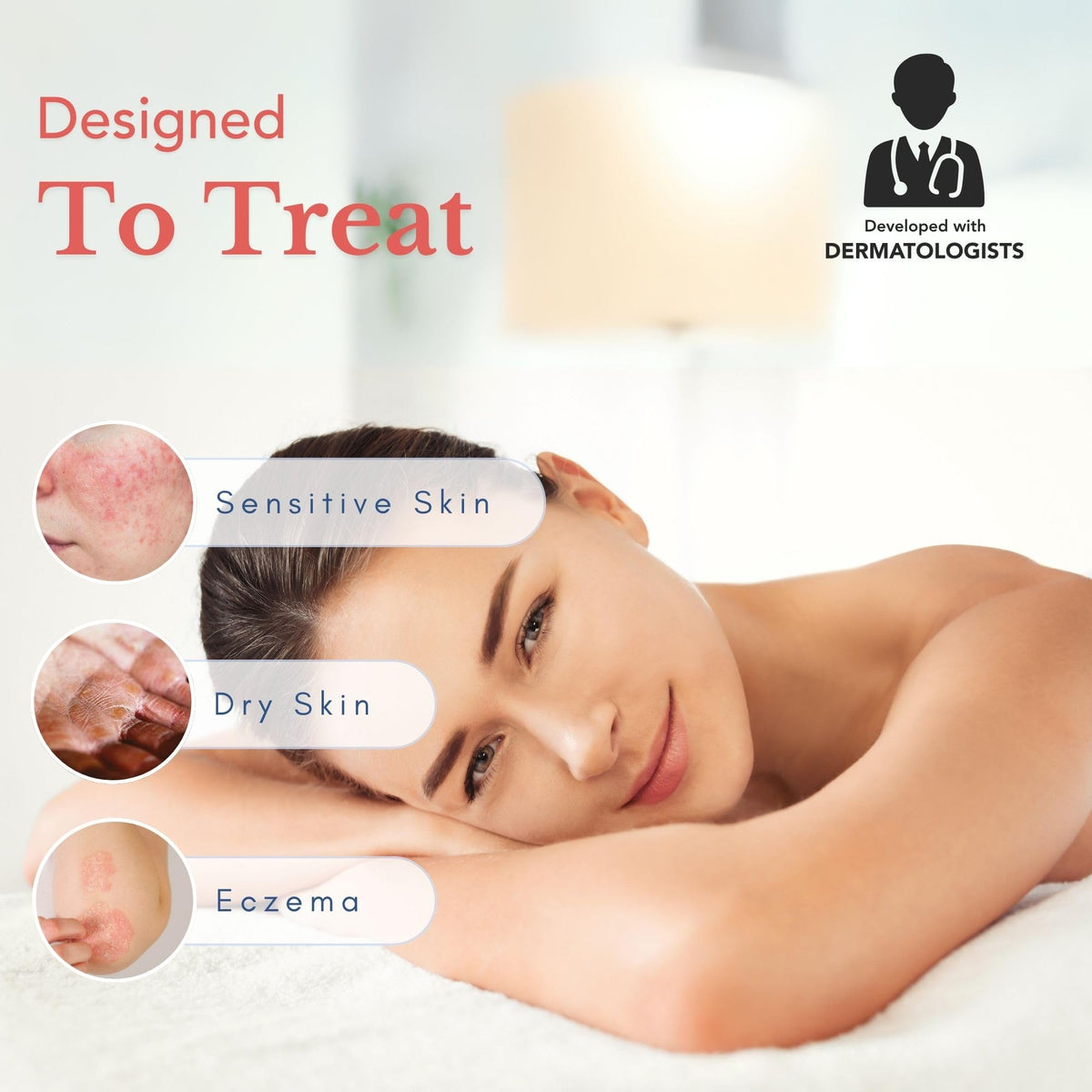 Theraplex pump detail for easy, mess-free dispensing benefit