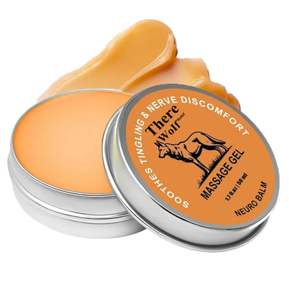 TheraWoIf Relief jar front view showing clean branding and cooling cream benefit
