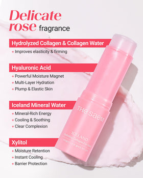 THESAEM applying under-eye stick demonstrating quick refresh and de-puffing