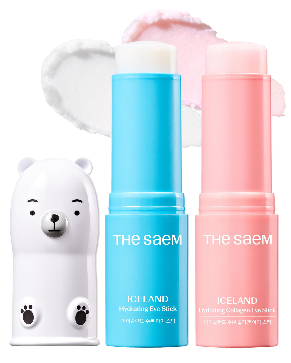 THESAEM bundle front packaging showing both eye sticks and benefits