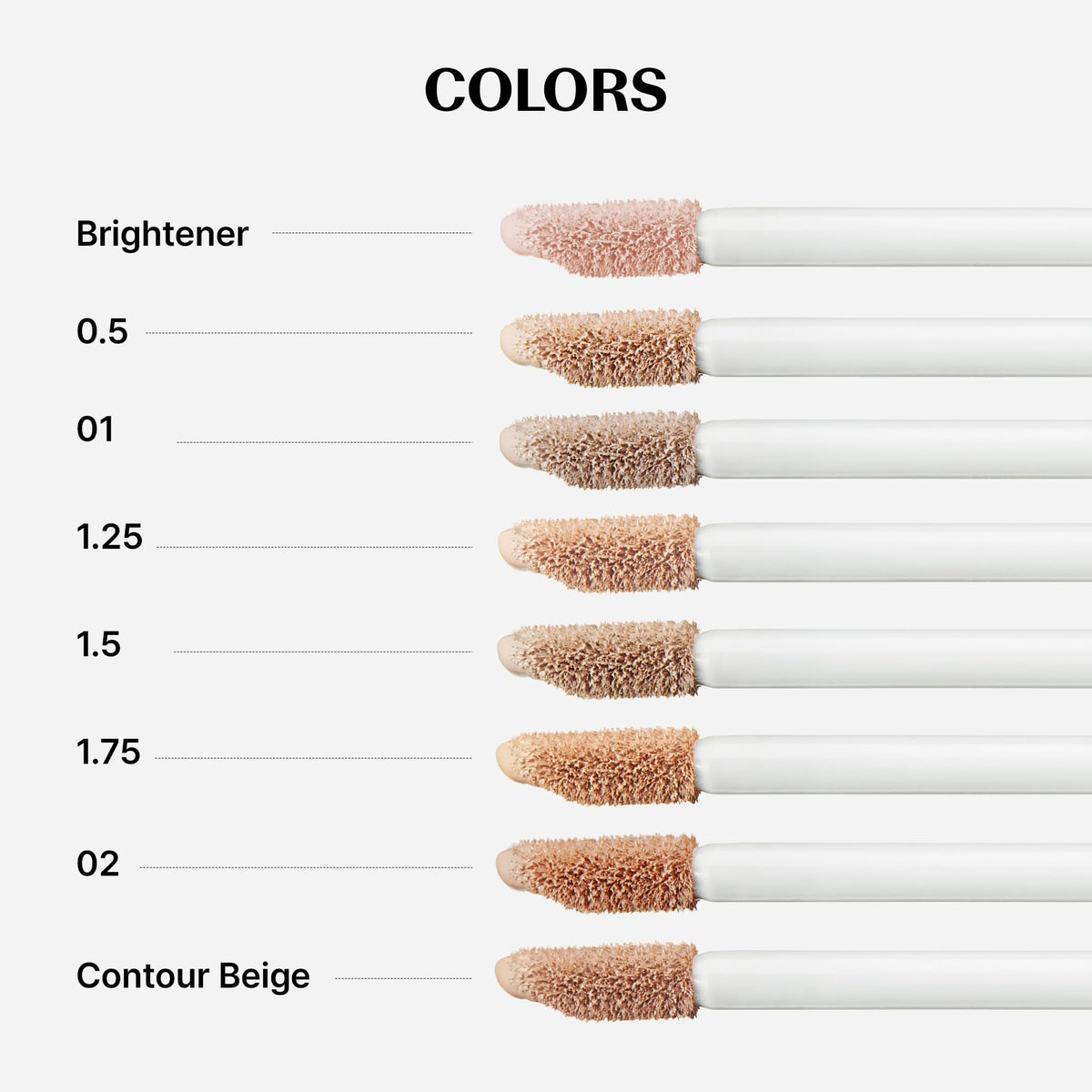 THESAEM concealer tubes side angle showing compact travel-friendly design benefit