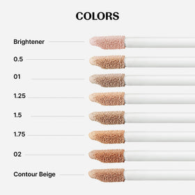 THESAEM concealer tubes side angle showing compact travel-friendly design benefit