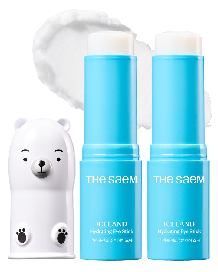 THESAEM front packaging showing two eye sticks and product benefits