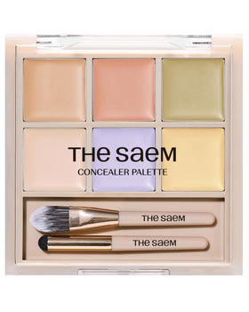 THESAEM front compact packaging showing palette cover and size benefit