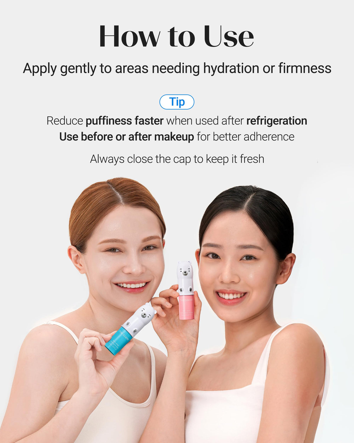 THESAEM natural ingredients display with Iceland glacier water and berry extracts for antioxidants