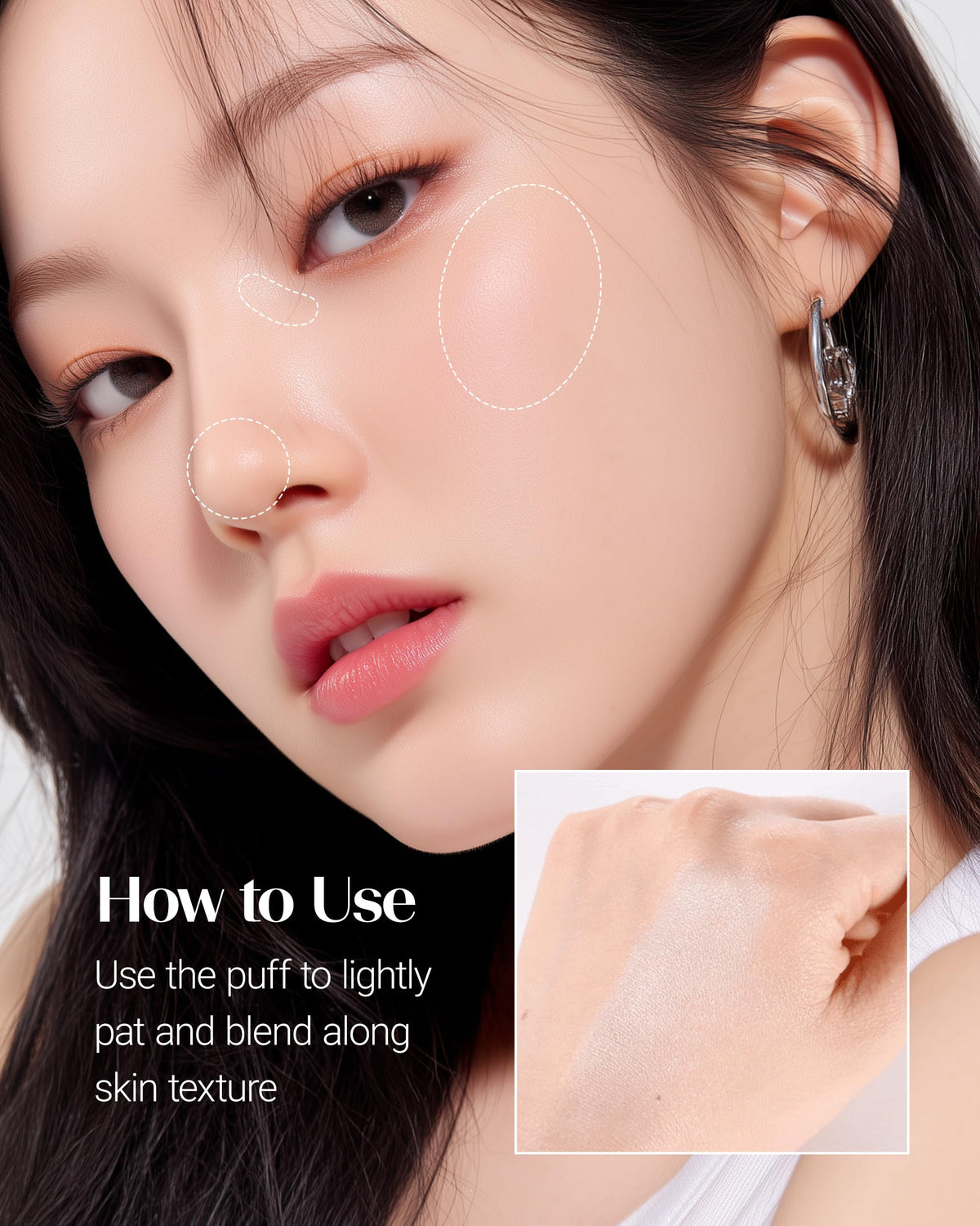 THESAEM compact on vanity mirror in lifestyle scene for everyday glam inspiration