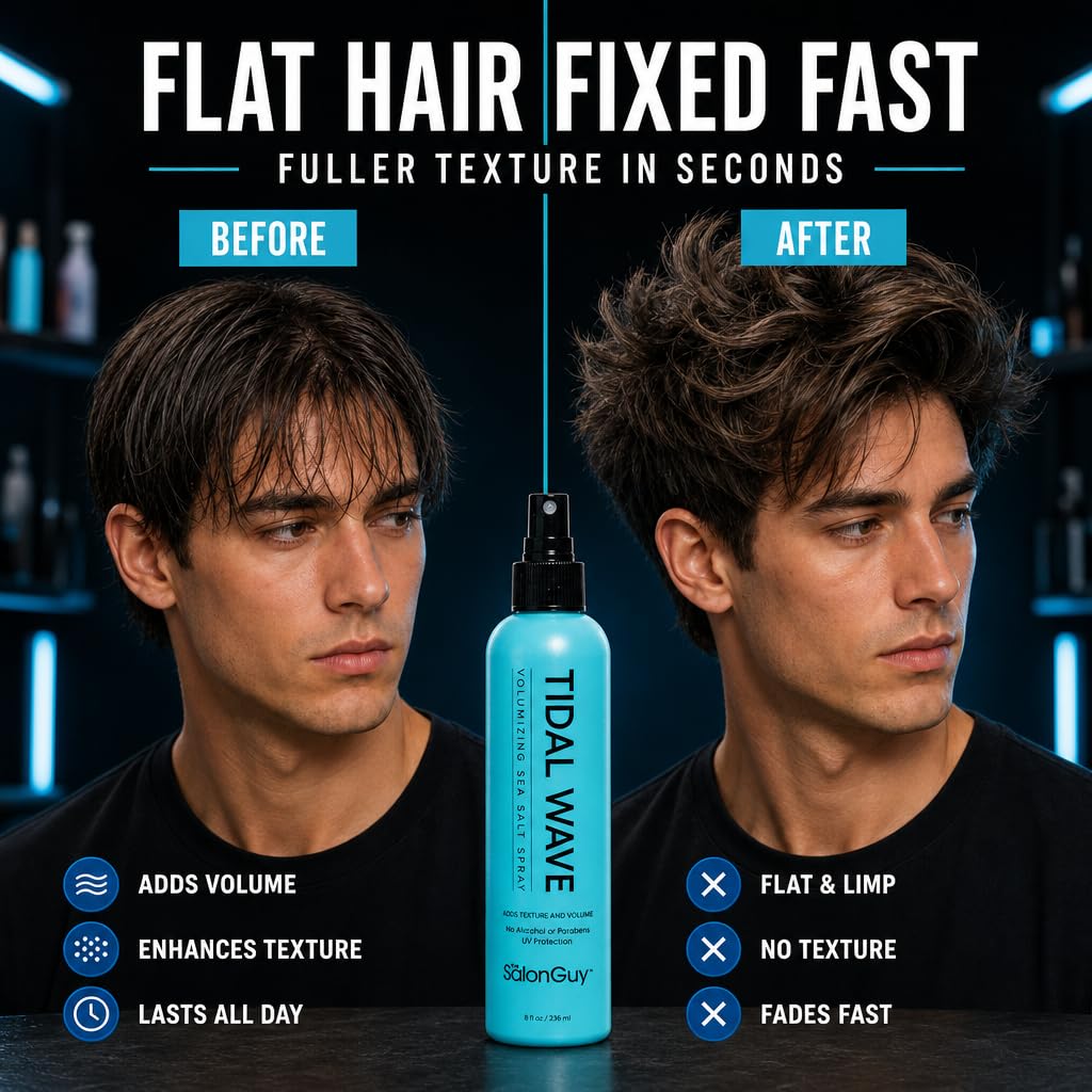 THESALONGUY close-up of textured hair strands showing matte definition