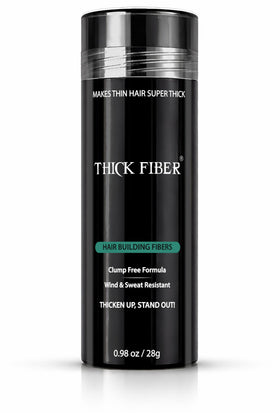 Thick Fiber ash brown front packaging showing product name and size