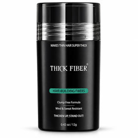 Thick Fiber front packaging in black showing product bottle and branding for quick identification