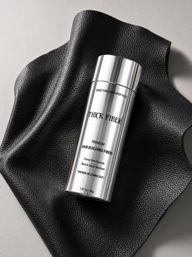 THICK FIBER lifestyle shot fixes hairline for confident look