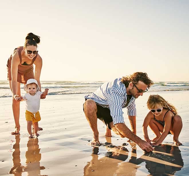 THINK runner applying sunscreen outdoors for long-lasting sun protection