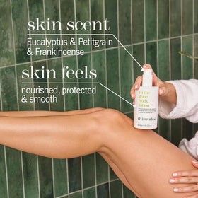 THISWORKS pouring gel on hand to show amount and hydration benefit for controlled use