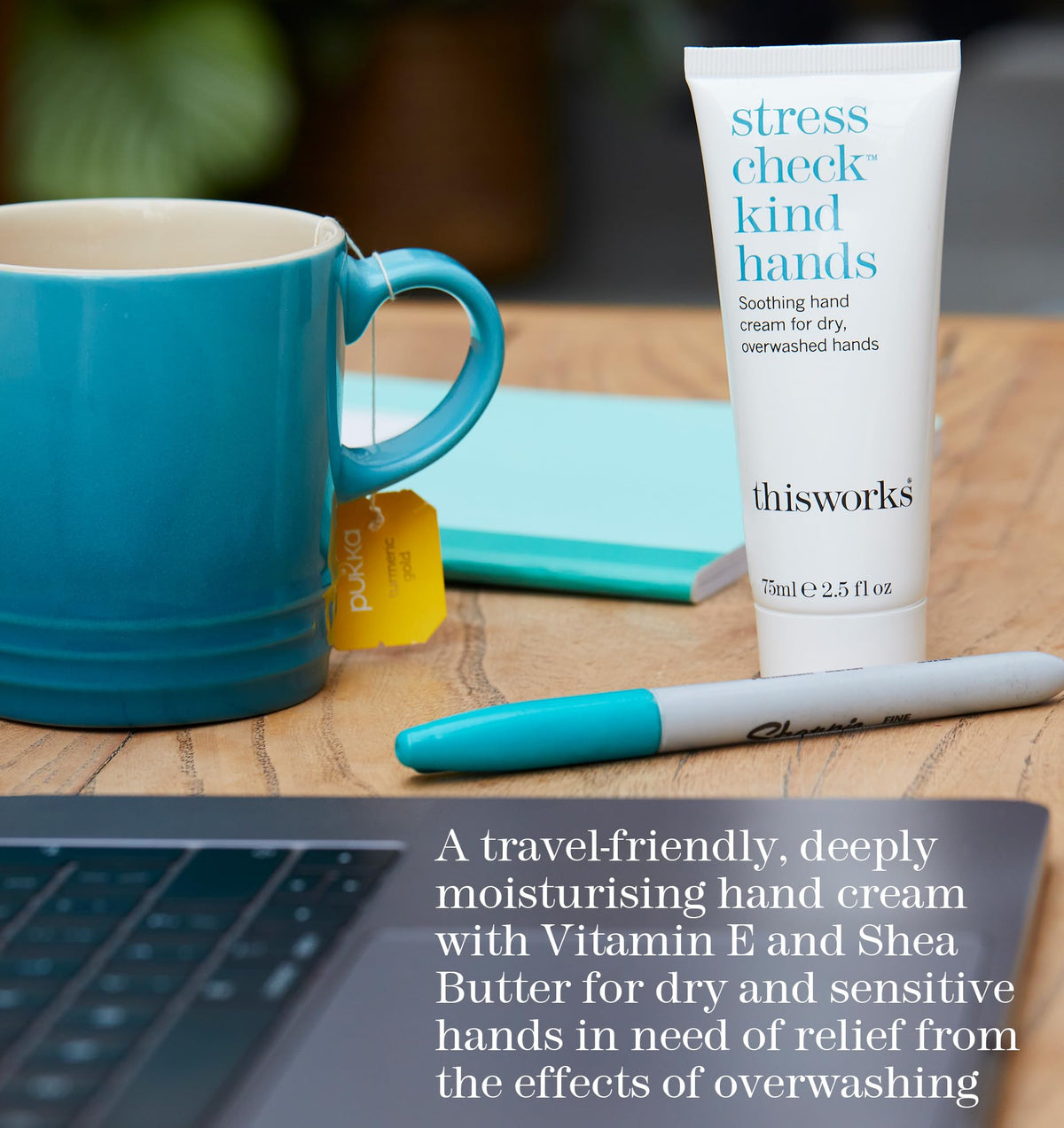 THISWORKS close-up of cream texture with smooth finish, illustrating rich hydration