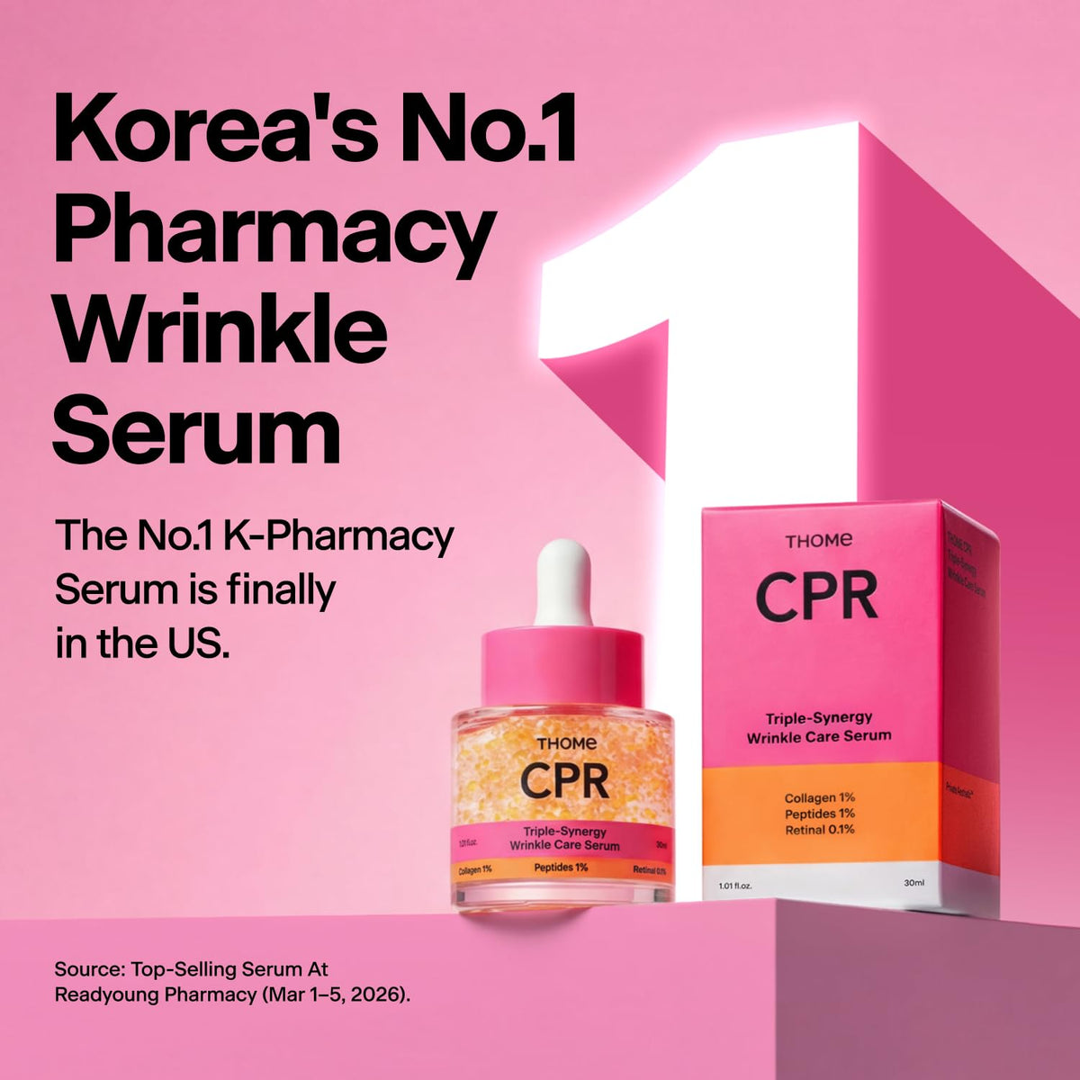 THOME close-up texture of serum showing hydrating cushion