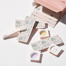 THOME kit in a travel bag illustrating portable weekly facial convenience